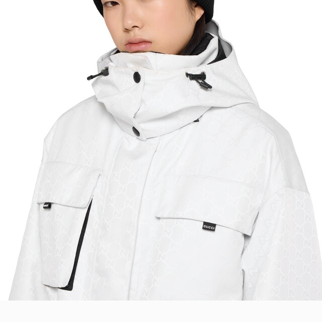 GG technical fabric jacquard jacket - image 5