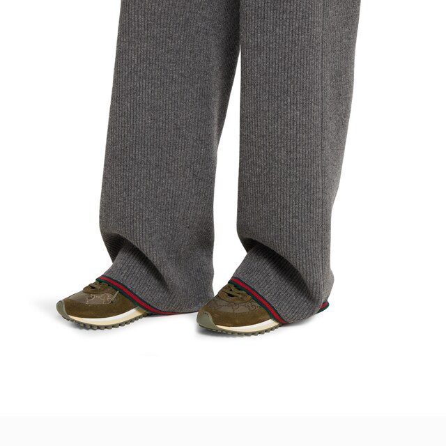 Soft rib felted wool pants - image 4