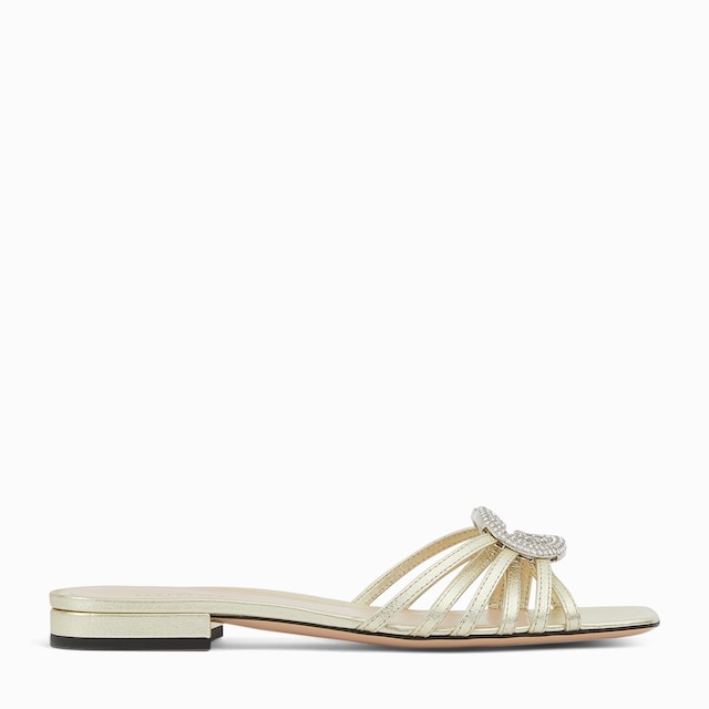 Mules avec détail GG en cristaux pour femme