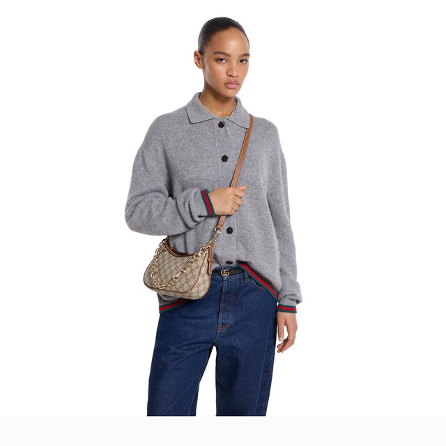 GG Emblem small shoulder bag - image 3