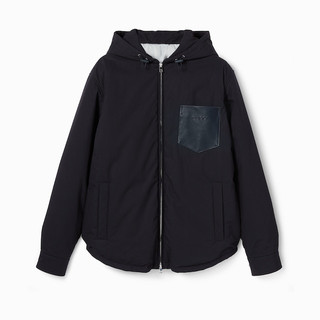 Cotton poplin padded jacket
