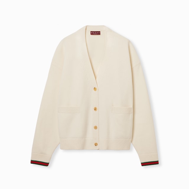 Wool cashmere cardigan