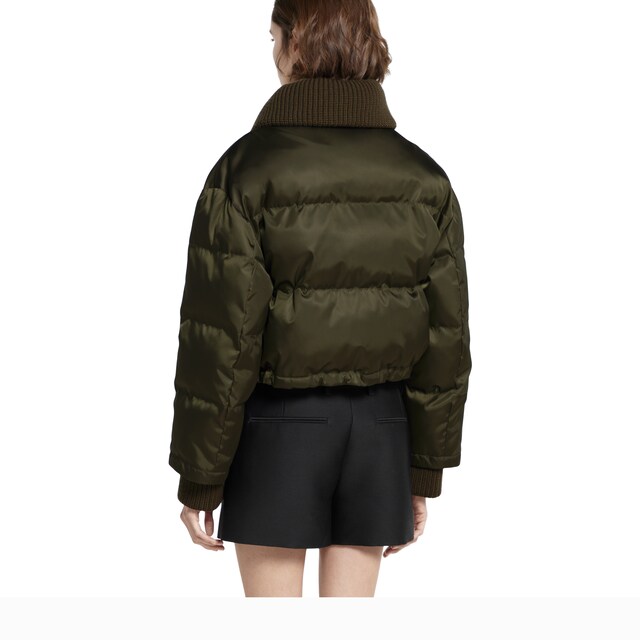 Fine gabardine nylon puffer jacket - image 4