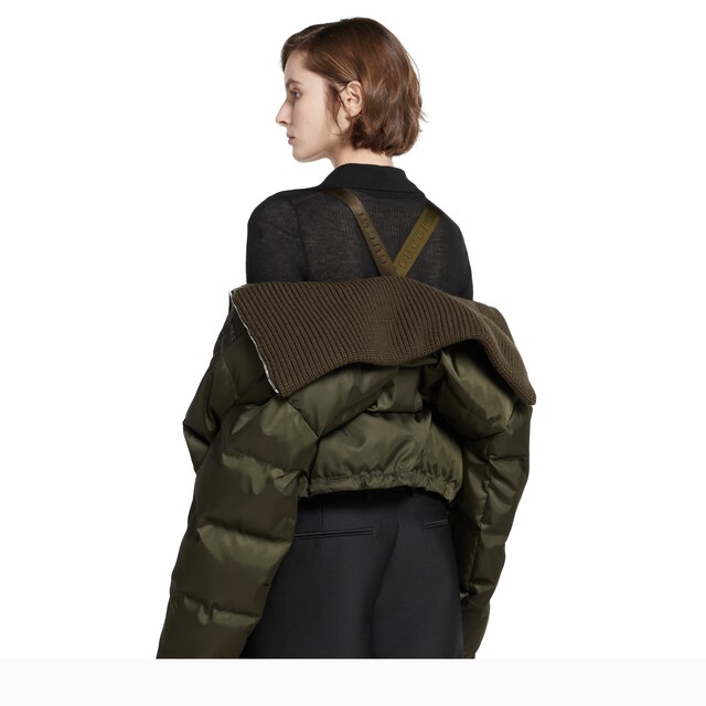 Fine gabardine nylon puffer jacket - image 2