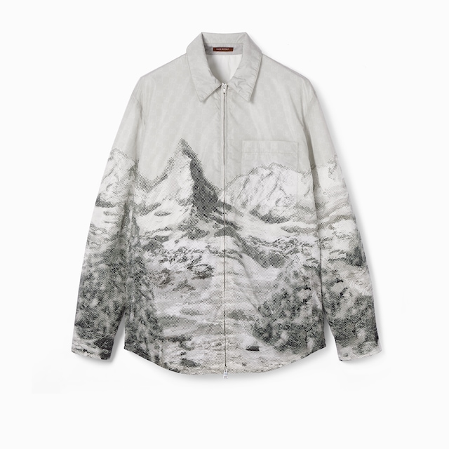 Printed nylon jacket