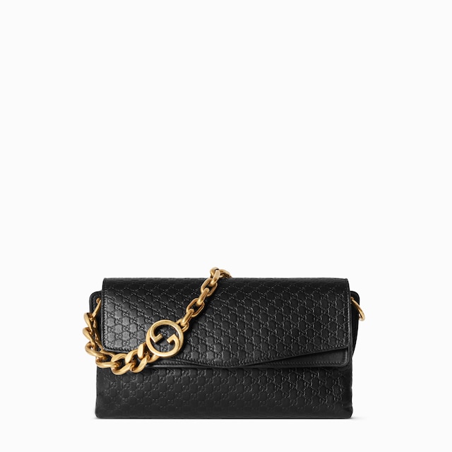 Medium shoulder bag with chain