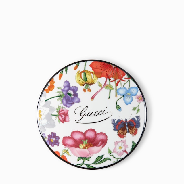 Gucci Flora花卉印花圆形收纳盒