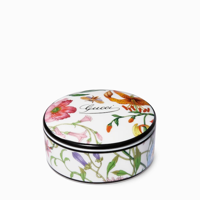 Gucci Flora print small round box