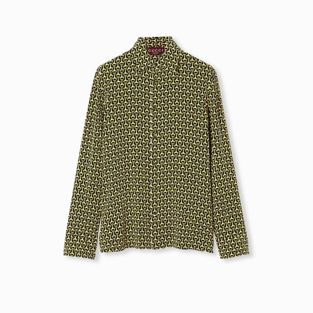 Camisa de crêpe de Chine de seda 