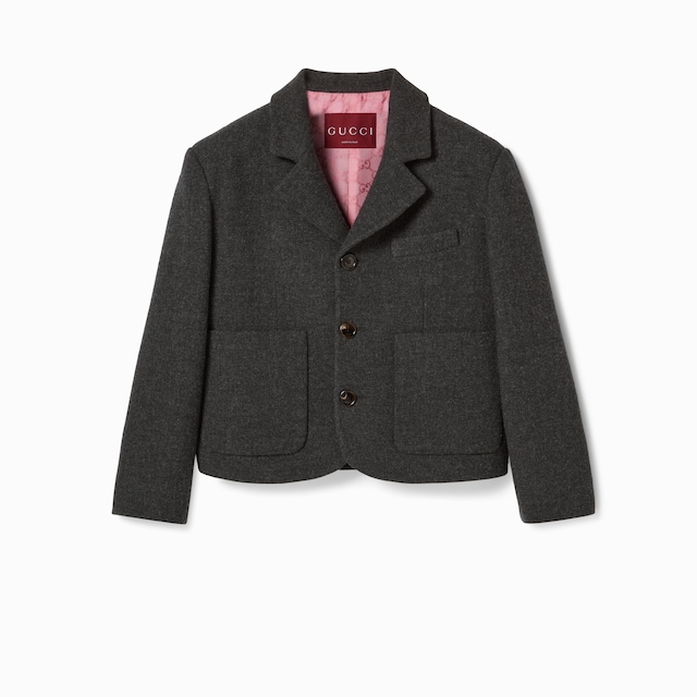Heavy wool flannel jacket