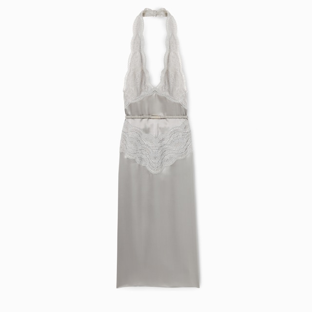 Silk satin dress