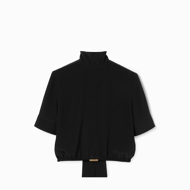 Silk crêpe de chine top