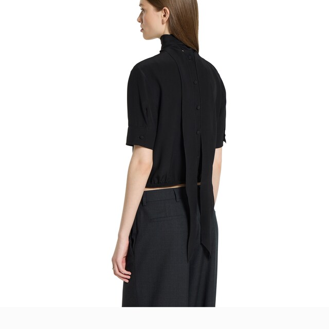 Silk crepe de chine top - image 2
