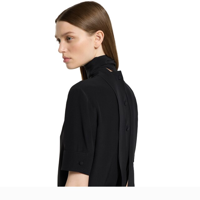 Silk crepe de chine top - image 3