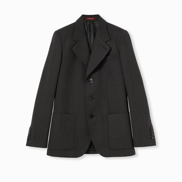 Wool mohair jacket