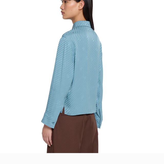 Interlocking GG silk jacquard shirt - image 4