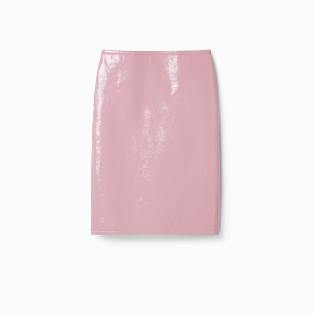 Naplak leather skirt