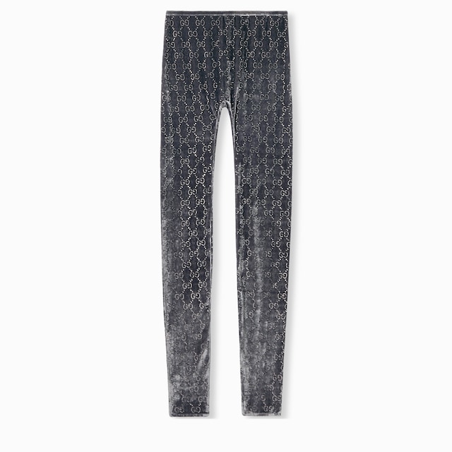 GG crystal embroidered leggings