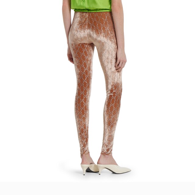 GG crystal embroidered leggings - image 2