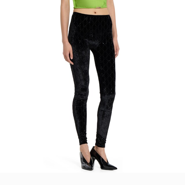 GG crystal embroidered leggings - image 5