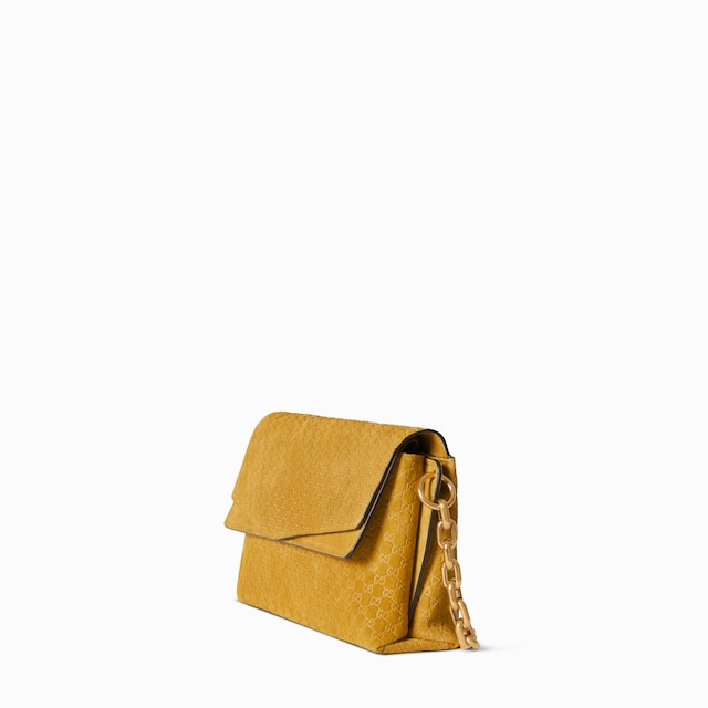 حقيبة كتف متوسطة الحجم مع سلسلة