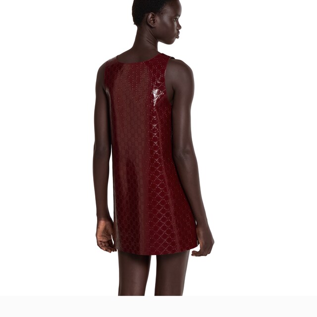 Embossed GG naplak dress - image 4