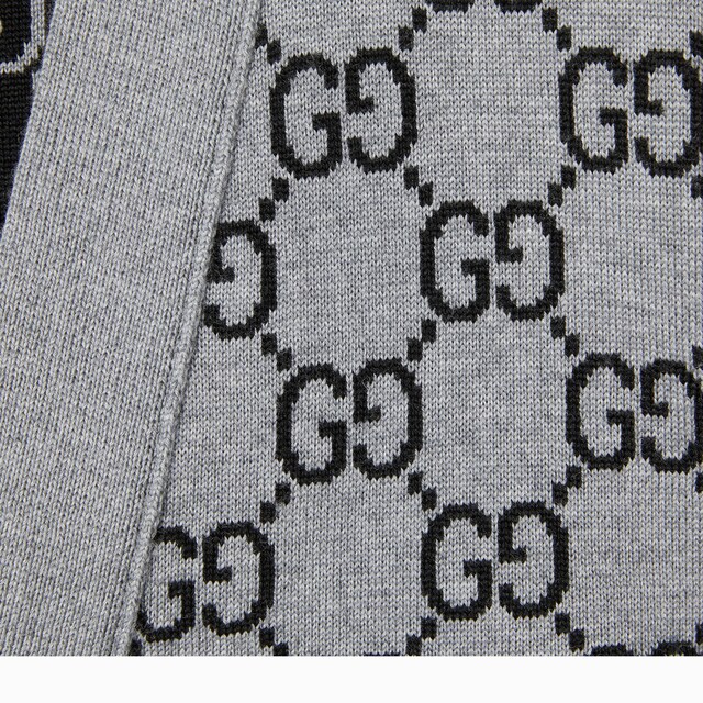 Reversible GG wool jacquard cardigan - image 2