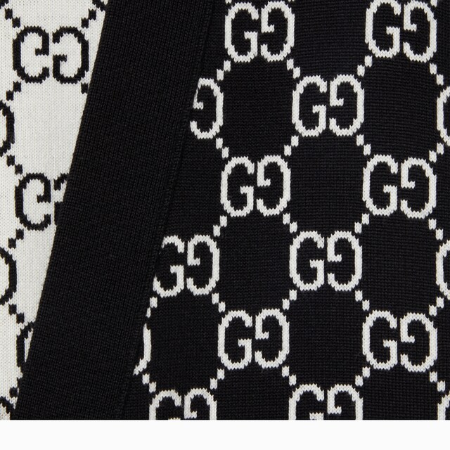 Reversible GG wool jacquard cardigan - image 2
