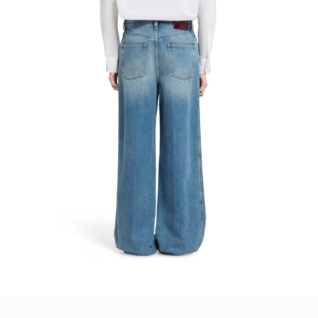 Wide leg denim pants - image 4
