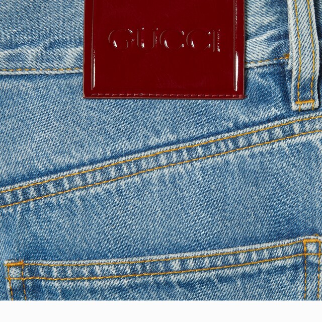 Wide leg denim pants - image 2