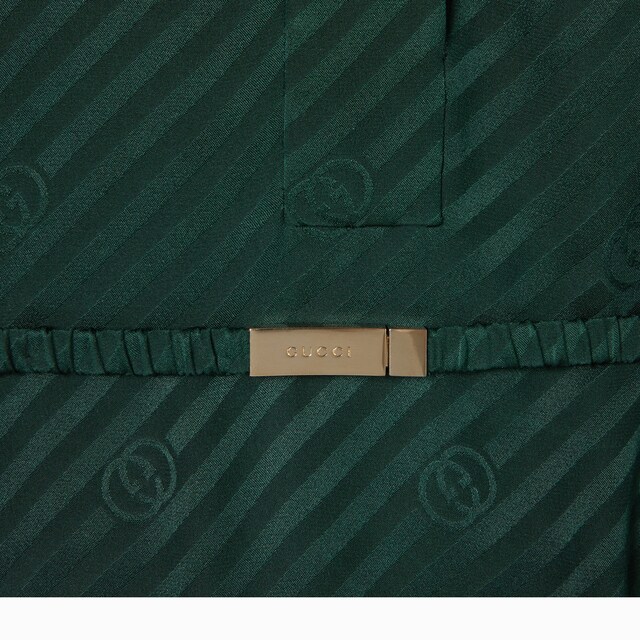 Interlocking G silk jacquard dress - image 2