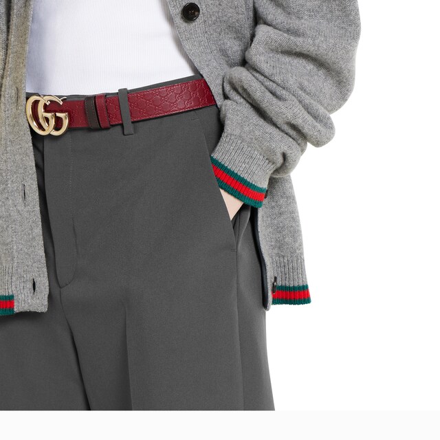 Wool and cashmere cardigan with Web - image 4