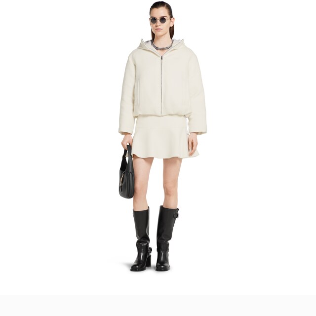 Wool boucle mini skirt - image 5
