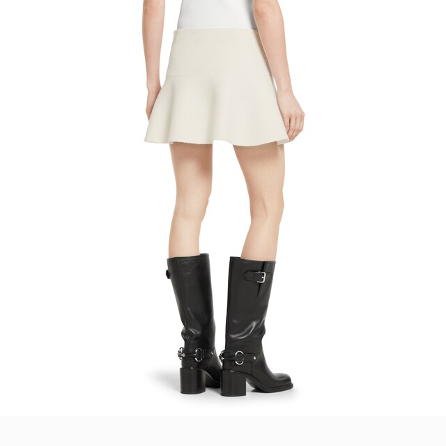 Wool boucle mini skirt - image 3