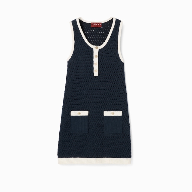 Fine cotton crochet dress