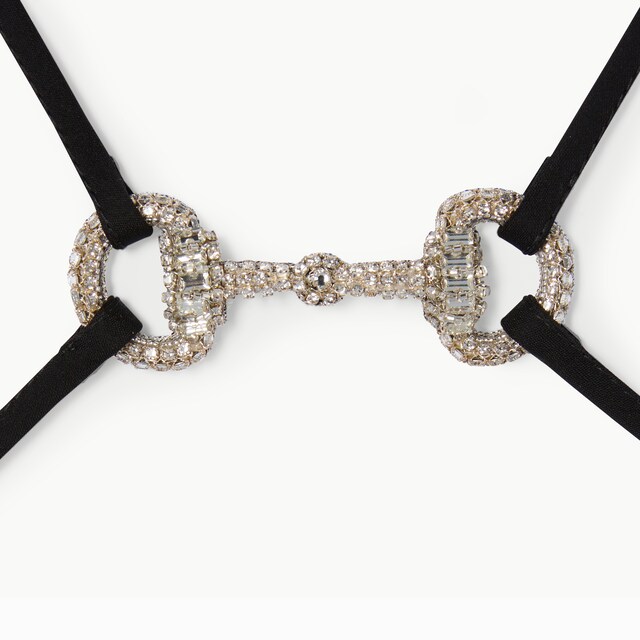 Silk dress with crystal Horsebit - image 2