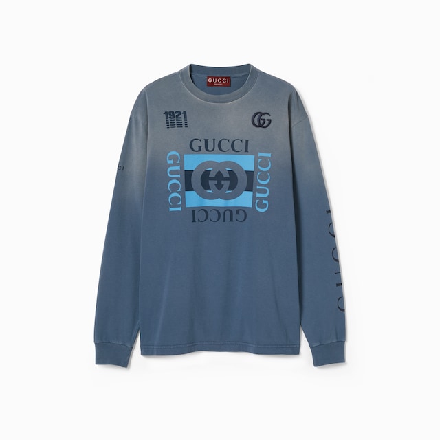 Printed cotton jersey T-shirt