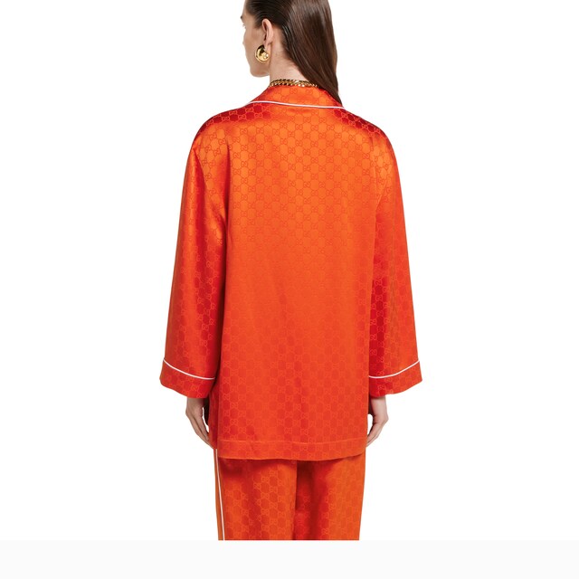 GG satin shirt - image 3