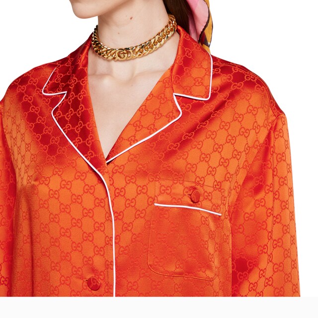 GG satin shirt - image 2