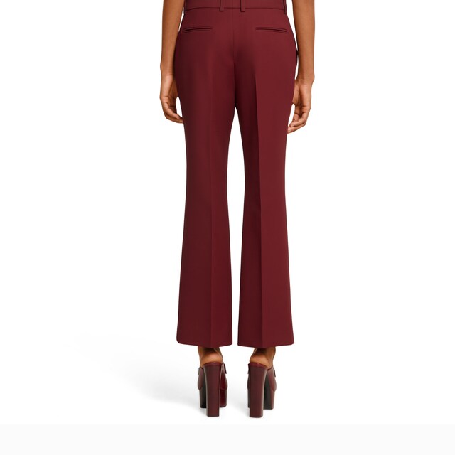 Wool silk pants with embroidery - image 4