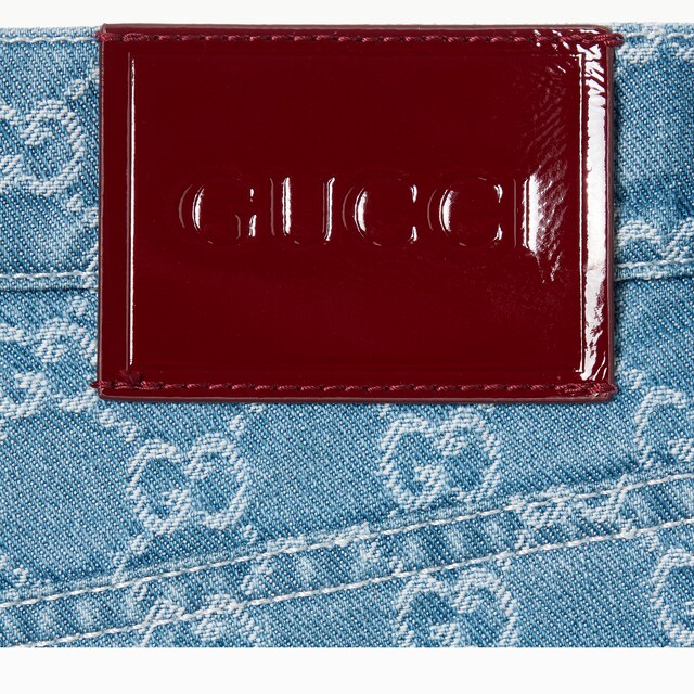 GG denim jacquard pants - image 2