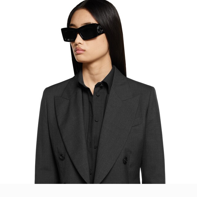 Double-breasted wool jacket - image 3