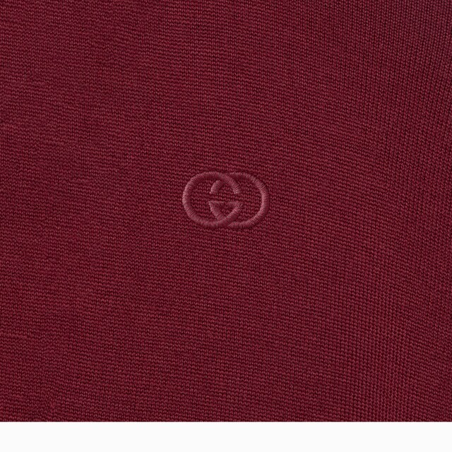 Extra fine wool polo top - image 3
