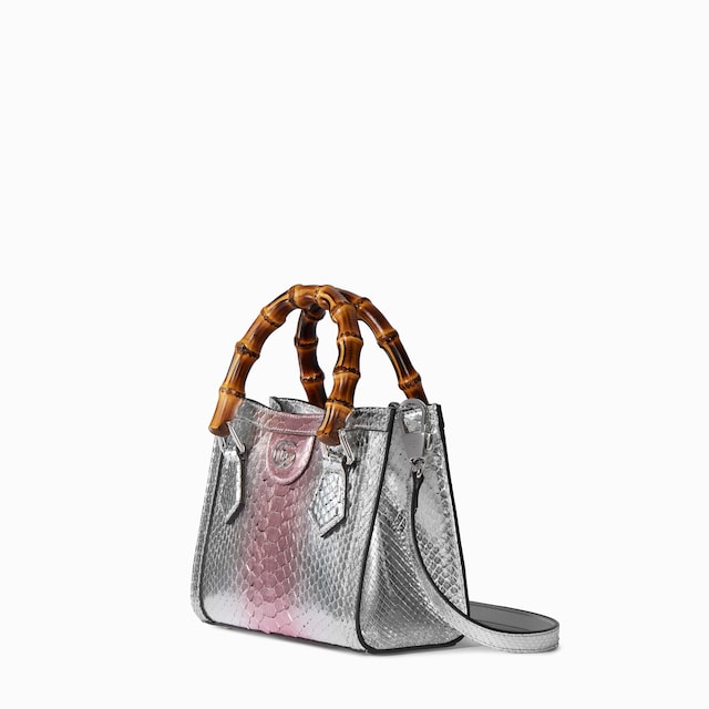 Gucci Diana python small tote bag