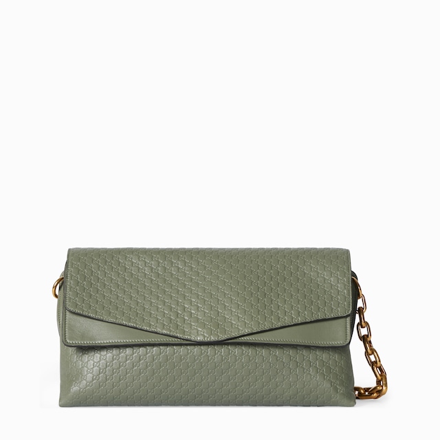 Large shoulder bag with chain