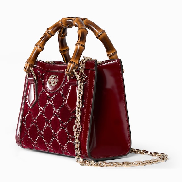 Cabas Gucci Diana avec cristaux petit format
