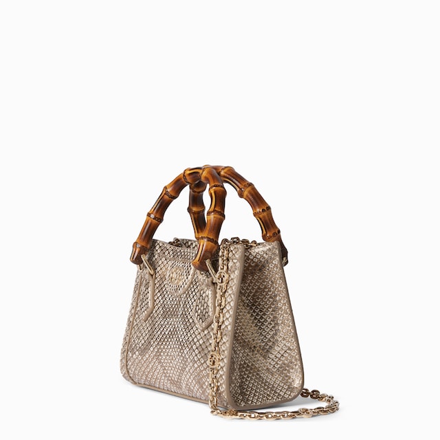Cabas Gucci Diana petit format en cuir python