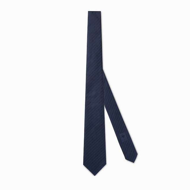 Interlocking G silk jacquard tie