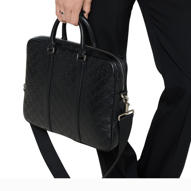 GG Emblem large briefcase