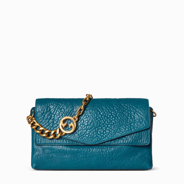 Large shoulder bag with chain